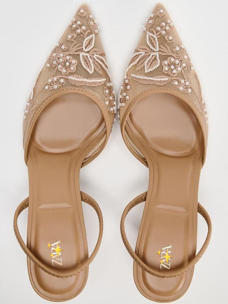 Escarpins Zara a talons ouvertes ( Qualité Premium )