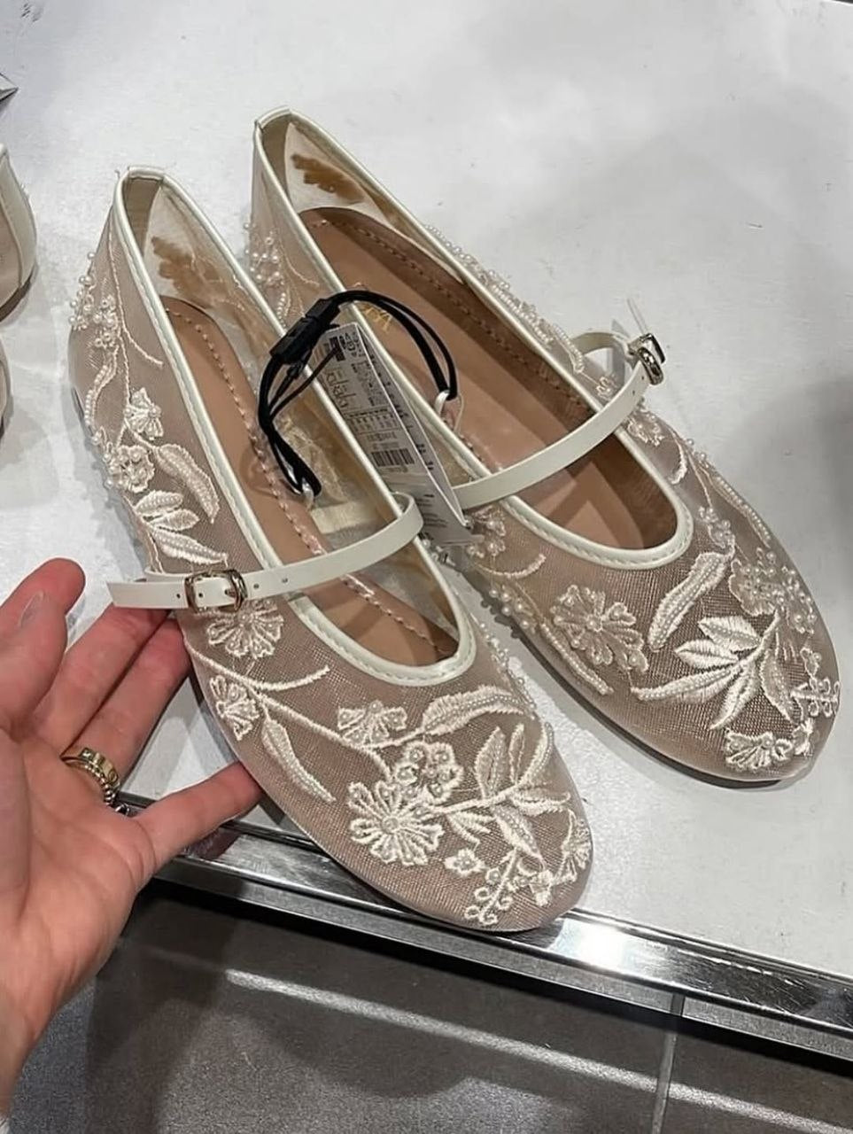 ZARA BALERINE PERLE