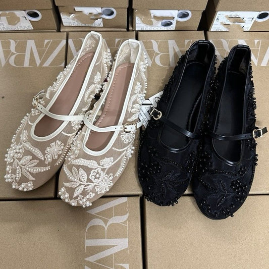 ZARA BALERINE PERLE