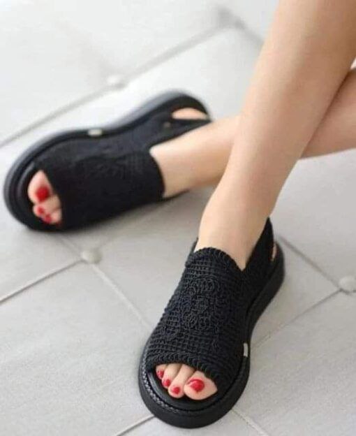 Sandale élégante et confortable
