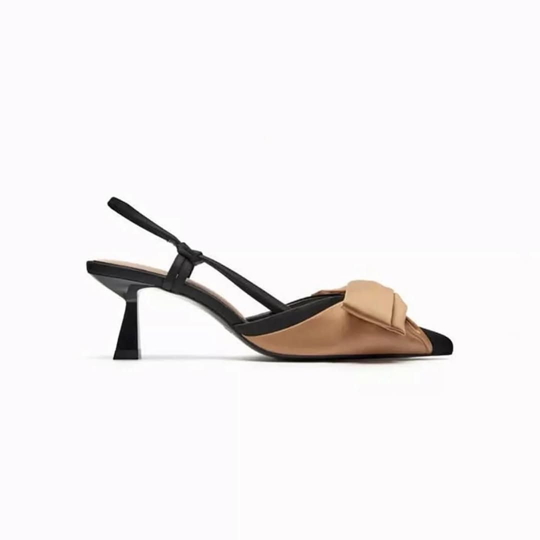 Escarpin zara à noeud