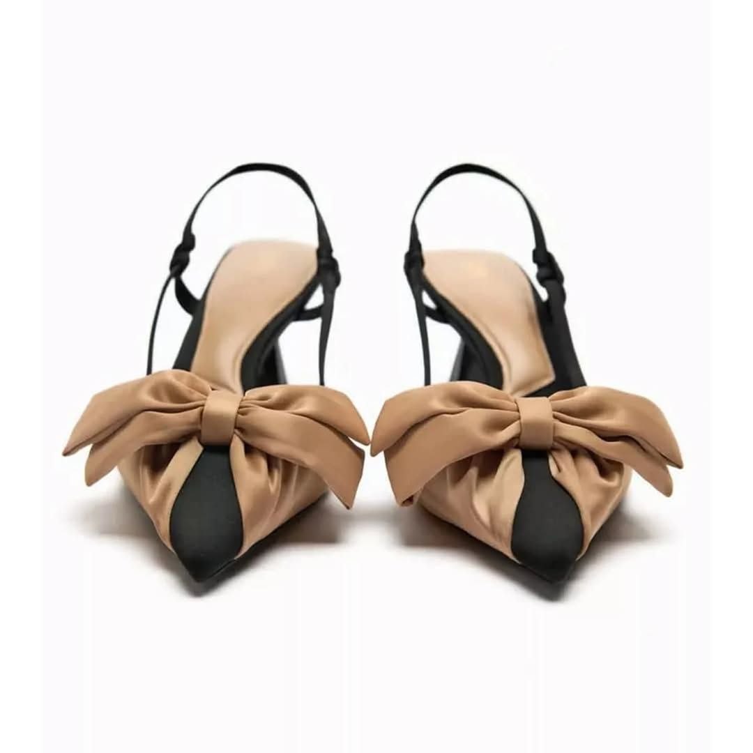 Escarpin zara à noeud