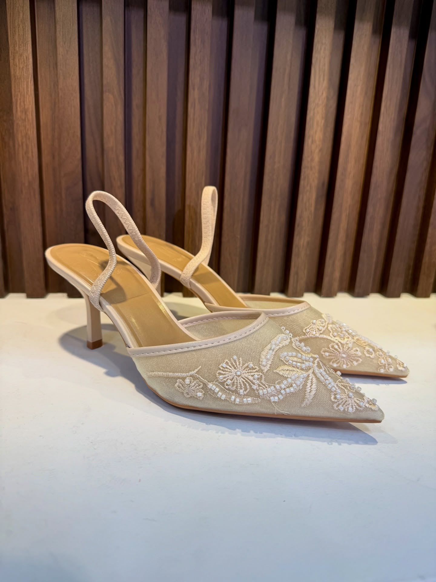 Escarpins Zara a talons ouvertes ( Qualité Premium )